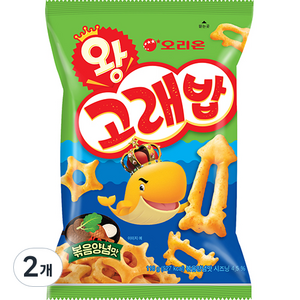 오리온 왕 고래밥 볶음양념맛, 118g, 2개