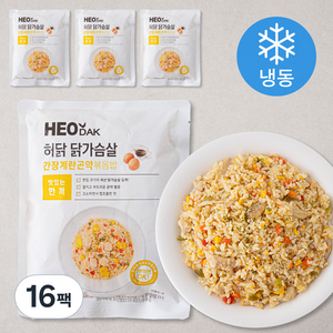 허닭 닭가슴살 간장계란 곤약 볶음밥 1인분 (냉동), 250g, 16팩