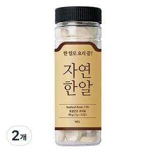 자연한알 동결건조 조미료, 90g, 2개