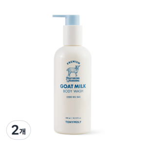 토니모리 프리미엄 산양유 촉촉 바디워시 머스크향, 300ml, 2개