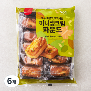 삼립 미니 생크림 파운드, 360g, 6개