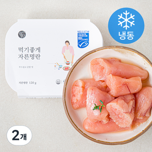 덕화푸드 먹기 좋게 자른 명란 (냉동), 120g, 2개