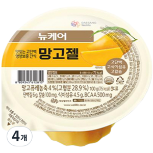 뉴케어 망고젤, 4개, 100g