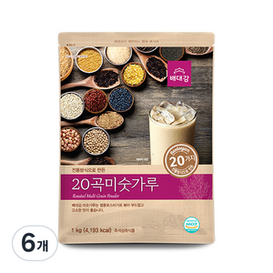 배대감 20곡 미숫가루, 1kg, 6개