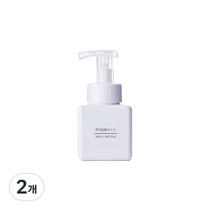 더자카 파스텔 컬러 버블 공병 250ml, 화이트, 2개