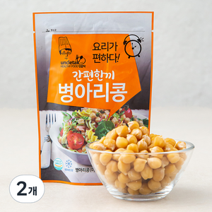 엉클탁 간편한끼 병아리콩, 70g, 2개