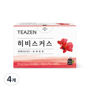 티젠 히비스커스, 1.8g, 20개입, 4개