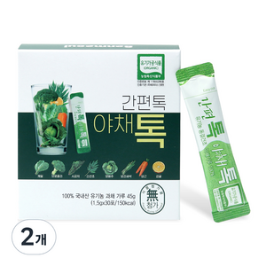 산마을 간편 야채톡, 45g, 2개