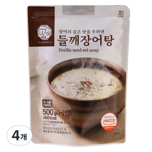 주식회사 설국 들깨장어탕, 500g, 4개