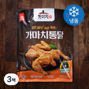 가마치통닭 (냉동), 400g, 3팩