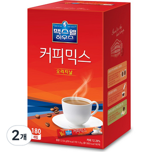 동서식품 맥스웰하우스 오리지날 커피믹스, 11.8g, 180개입, 2개