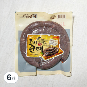 진주포차 맛있는 찰순대, 1kg, 6개