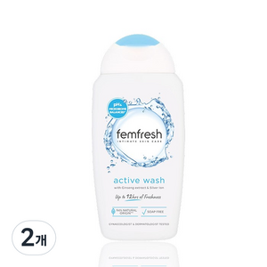 펨프레쉬 액티브 워시 여성청결제, 250ml, 2개