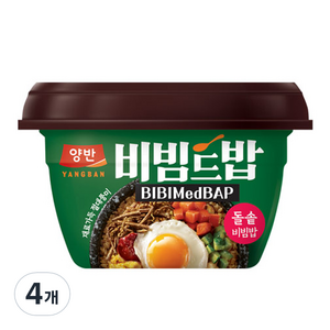 동원 양반 비빔드밥 돌솥비빔밥 컵, 271.5g, 4개