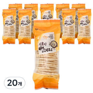 스위트영 단호박 스낵 뻥과자, 80g, 20개