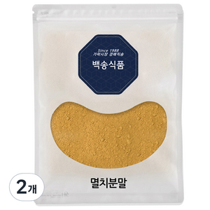 백송식품 천연조미료 멸치가루, 1kg, 2개