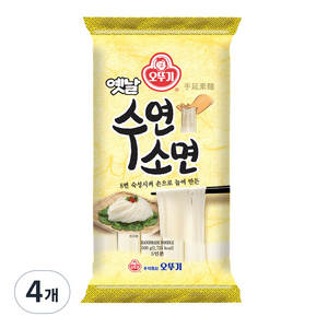 오뚜기옛날 수연소면, 500g, 4개