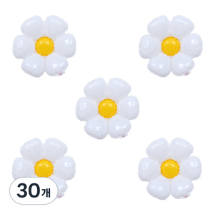 데이지 풍선 소, 혼합색상, 30개