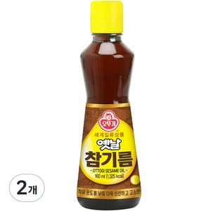 오뚜기옛날 참기름, 160ml, 2개