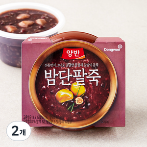 양반 1등비법 듬뿍 밤단팥죽, 285g, 2개