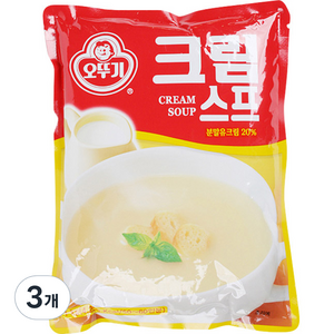 오뚜기 크림스프 1kg, 3개