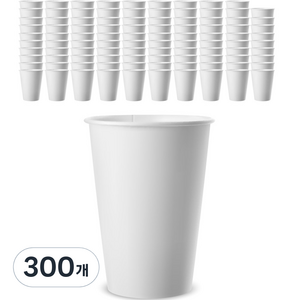 대한웰빙 무인쇄 테이크아웃 종이컵 300ml, 100개, 3세트