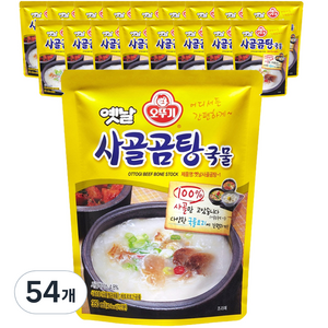 오뚜기 옛날 사골곰탕 국물, 350g, 54개