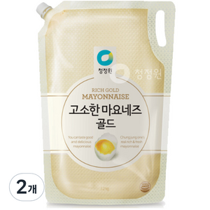 청정원 고소한 마요네즈 스파우트, 3.2kg, 2개