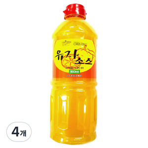 이엔푸드 유자소스, 900ml, 4개