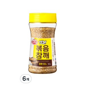 오뚜기 옛날 볶음 참깨, 100g, 6개