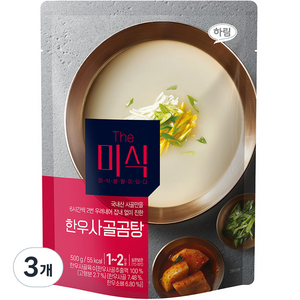 더미식 한우사골곰탕, 500g, 3개