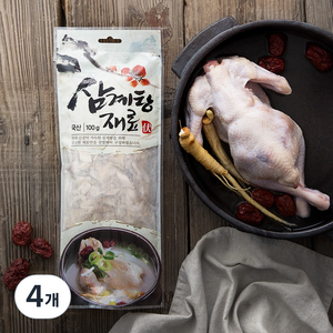 몸에조화 삼계탕재료, 100g, 4개