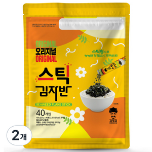 김대감 오리지널 스틱 김자반 40p, 400g, 2개