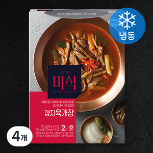 더미식 양지육개장 2인분 (냉동), 700g, 4개