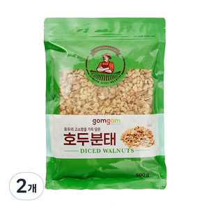 곰곰 호두분태, 500g, 2개