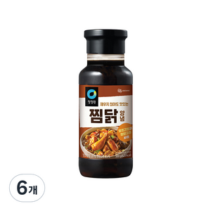 청정원 찜닭 양념, 500g, 6개