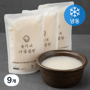 옹기네무지락 옹기네 사골곰탕 (냉동), 350g, 9개