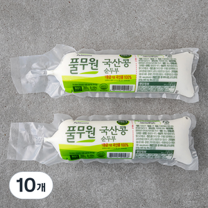 풀무원 국산콩 순두부, 350g, 10개