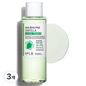 APLB 아하 바하 파하 센텔라 페이셜 토너, 3개, 160ml