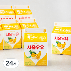 서울우유 바나나, 300ml, 24개