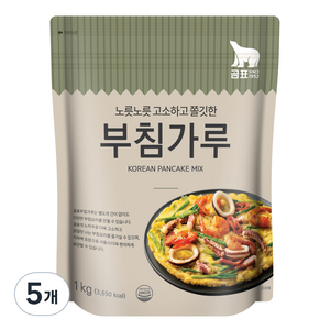 곰표 부침가루, 1kg, 5개