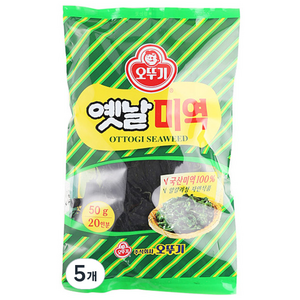 오뚜기 옛날 미역, 50g, 5개