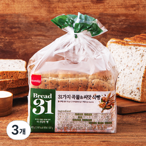 삼립 31가지 곡물 & 씨앗 식빵, 420g, 3개