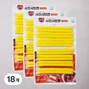 사천 샤브면, 250g, 18개