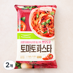 풀무원 뽀모도로 토마토 파스타 2인분, 2개, 540g