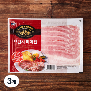 사조 브런치 베이컨, 120g, 3개