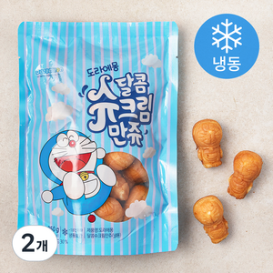 도라에몽 달콤슈크림만쥬 (냉동), 250g, 2개