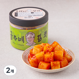 금자네 깍두기, 500g, 2개