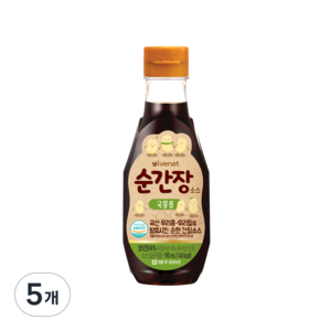 아이배냇 순 간장소스 국물용 190ml, 5개