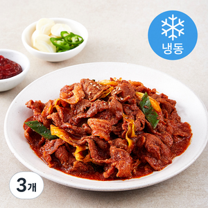 갈비아저씨 제육볶음 608 (냉동), 600g, 3개